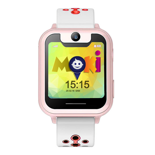 Montre Smart-Watch type Apple Watch Rose pour Enfant avec localisation GPS avec contrôle parental.