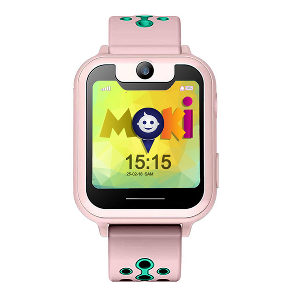 Montre Smart-Watch type Apple Watch Rose pour Enfant avec localisation GPS avec contrôle parental.