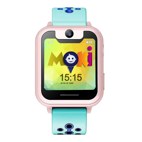 Montre Smart-Watch type Apple Watch Rose pour Enfant avec localisation GPS avec contrôle parental.